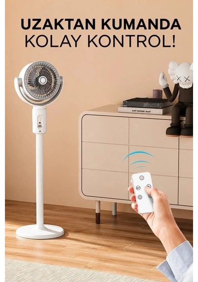 Premium Torima F1 Air Fan Beyaz Kumandalı Yarlanabilir Vantilatör Alternatif Seyahat Masa