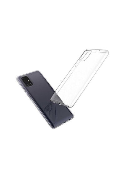 Galaxy M51 Kılıf Zore Şeffaf Ince Ve Esnek Süper Silikon Kılıf Renksiz