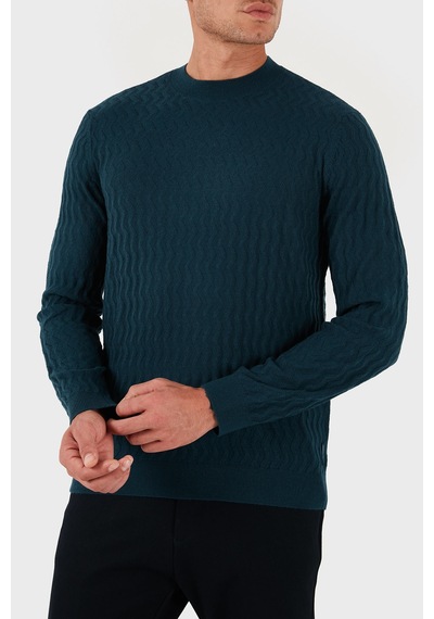 Armani Exchange Erkek Kazak Xm001560 Af11982 Fb068 Petrol Petrol