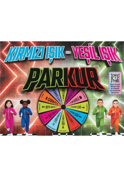 Can Yıldız Squid Game Kırmızı Işık Yeşil Işık Parkur Masa Oyunu - Squid Game Aile Ve Arkadaş Strateji Oyunu