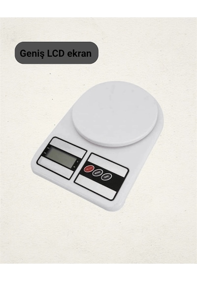 Lcd Ekranlı Yüksek Hassasiyetli Dijital Mutfak Terazisi
