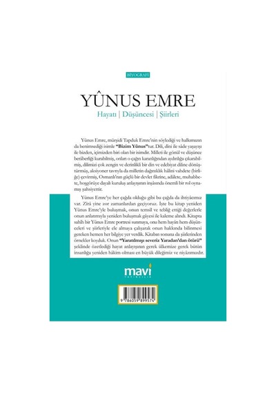 Yunus Emre Hayatı Düşünceleri Şiirleri / Mustafa Özçelik