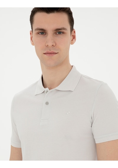 Pierre Cardin Erkek Açık Gri Tişört Basic 50291625-vr001 Açık Gri