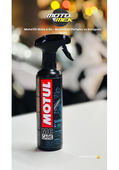 Motul E5 Shine & Go Parlak Ve Yeni Görünüm Sağlayan Sprey
