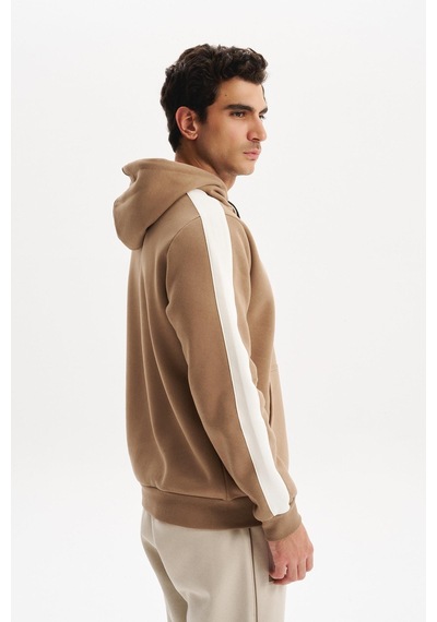 AR-MA Arma Erkek Kapüşonlu Sweatshirt Regular Fit, 3 İplik Şardonlu, Kanguru Cepli, Basic Örme K30254629002 Gri AR-MA Arma Erkek Kapüşonlu Sweatshirt Regular Fit, 3 İplik Şardonlu, Kanguru Cepli, Basic Örme K30254629002 Gri