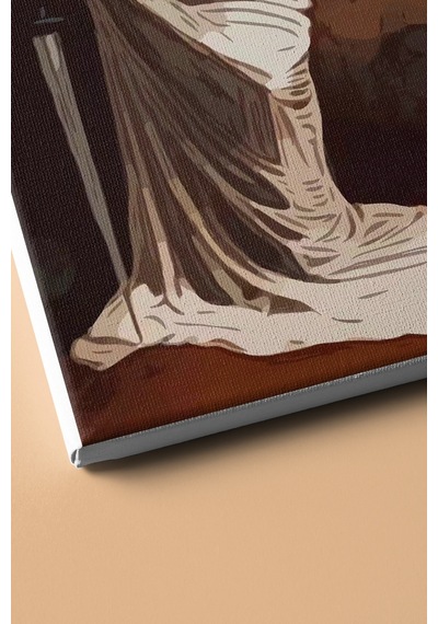 Webstyle Sayılarla Boyama Seti Kasnaklı Adaletin Dengesi 50 X 65 Cm