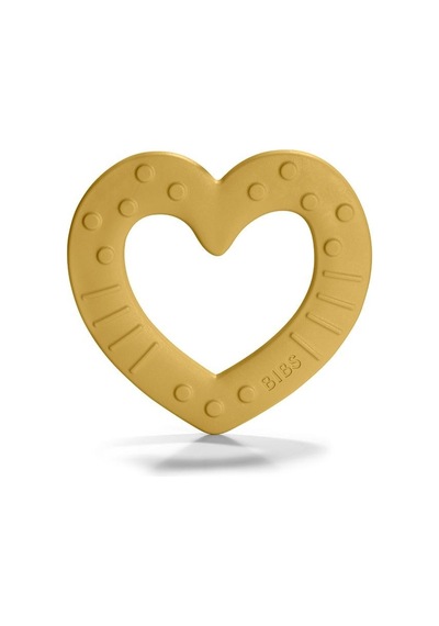 Bibs Baby Bitie Diş Kaşıyıcı Heart Mustard 3 Ay + Çok Renkli