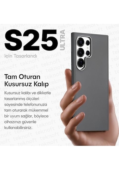 Kaktüs Derisi S25 Ultra Için Kılıf Darbeye Dayanıklı Düşmeye Dayanıklı Kılıf Askeri Standartlara Göre 3 Kez Diğer