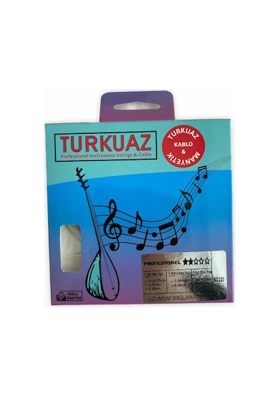 Turkuaz Uzun Sap Bağlama Teli Pyramıd - Saz Teli 0.20Mm-0.30Mm