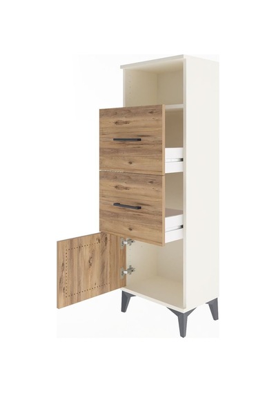 Arges Dolap Tek Raflı 2 Çekmeceli Tek Kapaklı 44x30x134 Aytaşı-çam Aytası Arges Dolap Tek Raflı 2 Çekmeceli Tek Kapaklı 44x30x134 Aytaşı-çam Aytası