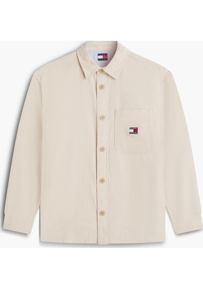 Tommy Hilfiger Tjm Brıck Cord Overshırt Ext Erkek Bej Gömlek - Dm0dm21698-16125