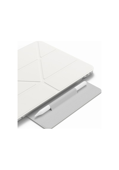 Apple Uyumlu iPad  Pro 11 2024 Amazingthing Minimal Mag Katlanabilir Standlı Kalem Bölmeli Kılıf Starlight Kapaklı Kılıf