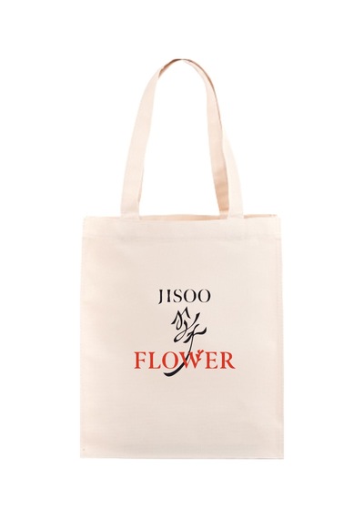 Jisoo Flower Ham Bez Çanta Bej