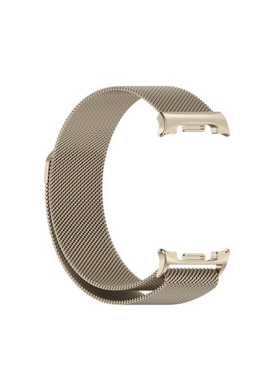 Samsung Uyumlu Galaxy Watch 8 Krd-01 Metal Kordon - Gold