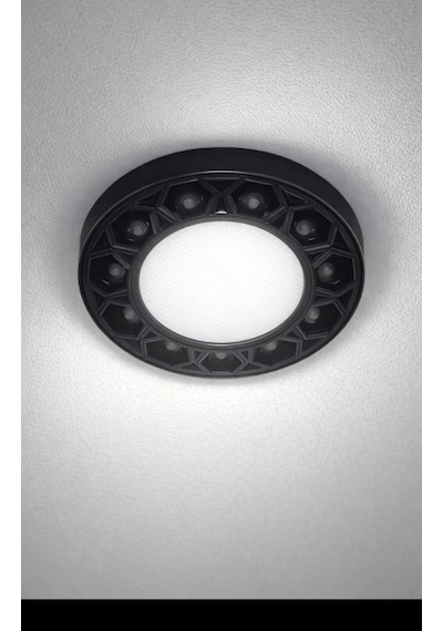 3 Işık Modlu, Ayarlı Yaylı, Sıva Altı 9 Watt Led Spot, Tavan Ve Merdiven Modern Tasarım Spot Lamba Siyah - Beyaz