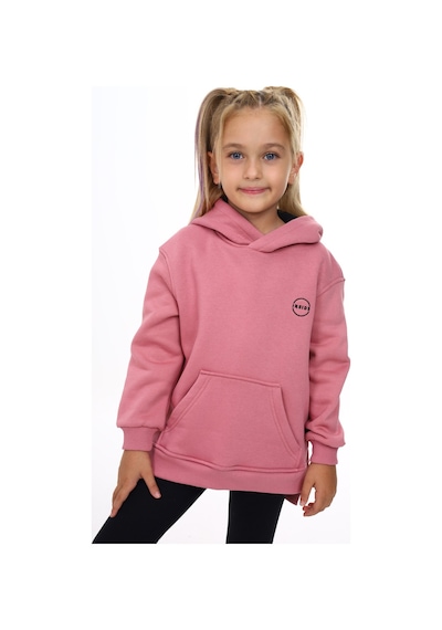Toontoy Kız Çocuk Oversize Kapüşonlu Cepli Nakış Baskılı Yırtmaçlı Sweatshirt - 3 İplik Şardonlu Gül Kurusu Toontoy Kız Çocuk Oversize Kapüşonlu Cepli Nakış Baskılı Yırtmaçlı Sweatshirt - 3 İplik Şardonlu Gül Kurusu