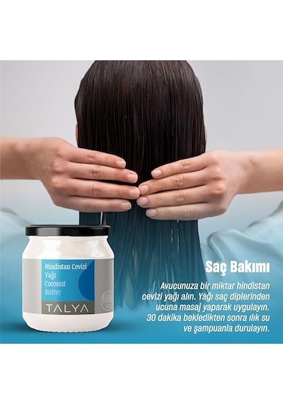 Katı Hindistan Cevizi Yağı, Soğuk Sıkım,%100 Saf Ve Doğal, 150 Ml 49958568
