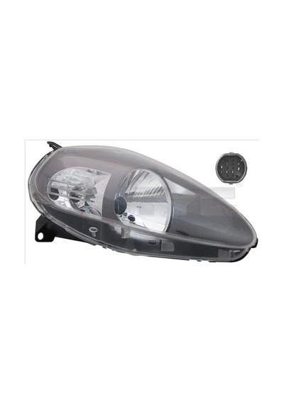 Fiat Punto 2006-2008 Grande Ön Far Elektrikli Motorlu Gri 14 Pin Sol Oem No: 51833191