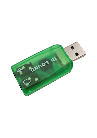 5.1 Usb Stereo Ses Adaptörü , Harici Ses Kartı, Pc Ve Dizüstü Bilgisayar İçin 3d Usb Ses Adaptörü,