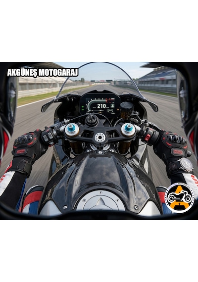 Akgüneş Motogaraj Yasaya Uygun Motosiklet Eldiveni Yazlık Etiket Mevcut