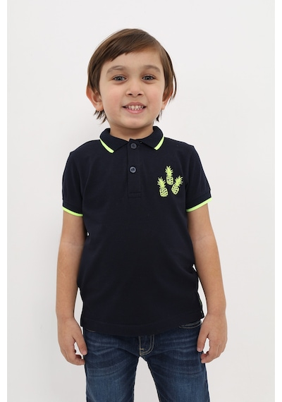Toontoy Kids Toontoy Erkek Çocuk Nakışlı Tişört Lacivert