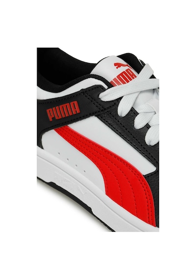 Puma Rebound Joy Low Siyah Kadın Sneaker Siyah-beyaz-kırmızı Çok Renkli