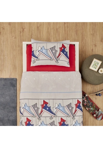 Karaca Home Nevresim Takımı %100 Pamuk Tek Kişilik Young Barton Fitted Çok Renkli