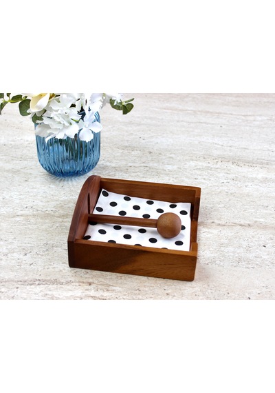Doğal Akasya Ağacı Peçetelik - Rüzgar Korumalı Ağırlıklı Ahşap Masaüstü Kare Peçetelik - İç Ve Dış Mekan, Bahçe, Balkon Uyumlu 17x17 Cm Doğal Akasya Ağacı Peçetelik - Rüzgar Korumalı Ağırlıklı Ahşap Masaüstü Kare Peçetelik - İç Ve Dış Mekan, Bahçe, Balkon Uyumlu 17x17 Cm