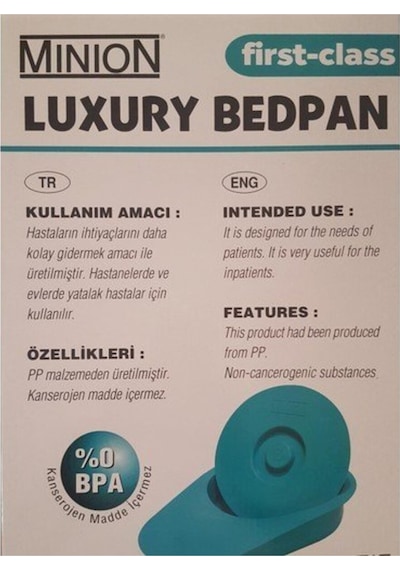 Plastik Sürgü Hasta İçin Tuvalet Mn 914