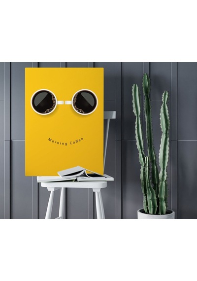 Bk Home Coffee Tasarımlı Kanvas Tablo 50X70Cm-6 (512115452)