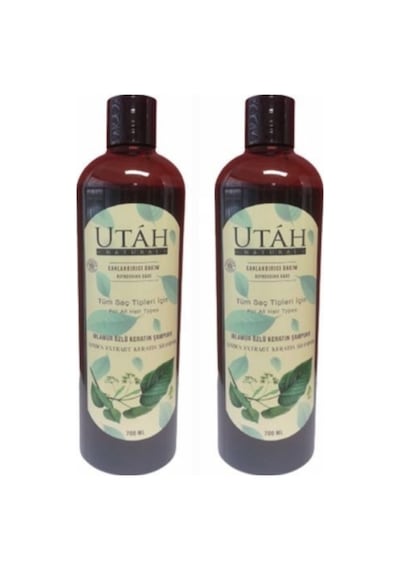 Utah Ihlamur Özlü Keratin Saç Şampuanı Tüm Saçlar 2 x 700 ML