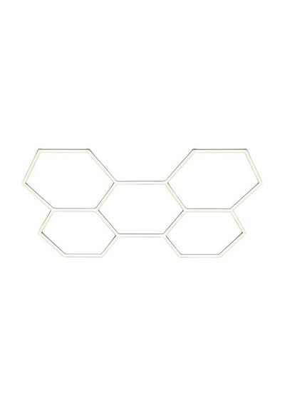 Ledx Al-rw7226 Altıgen Petek 240w Beyaz Led Armatür Garaj Dekoratif Aydınlatma