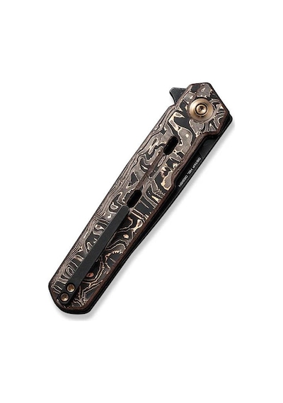 We Knife Navo Copper Foil Carbon Kamp Çakı Siyah