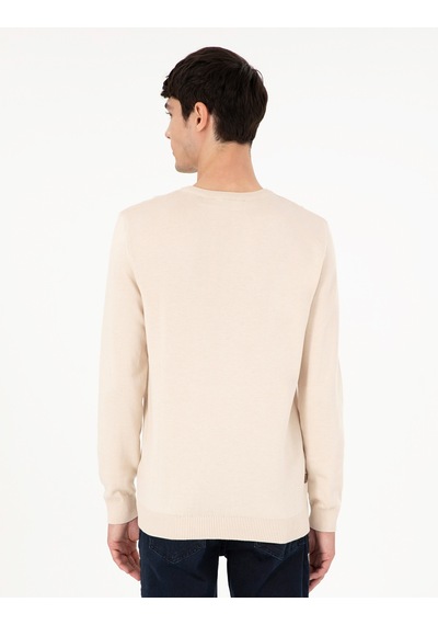 Pierre Cardin Erkek Bej Kazak /triko 50296575-vr011 Bej