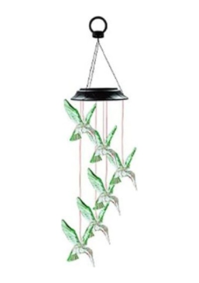 Solar Led Işıklı Kuşlu Bahçe Dekoru 6 Ledli,renkli Işık Diğer