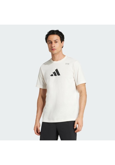 Adidas Jm8976 M Tr Cat G T Clımacool Category Training Graphic Erkek Tshırt Ekru