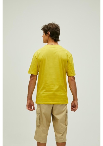 Bad Bear Mesh Erkek T-shirt-23202 Sarı
