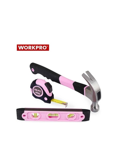 Workpro W009012 Çantalı Pembe El Aletleri Seti. 103Parça