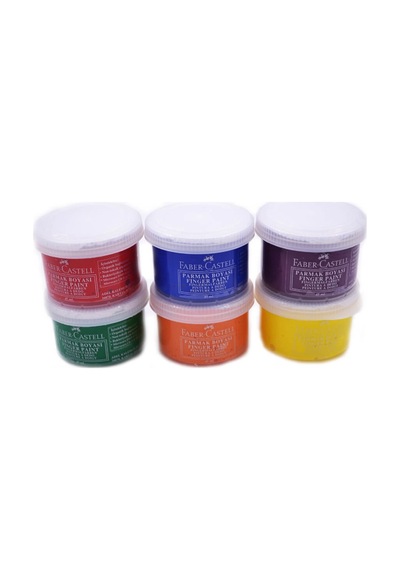 Faber-castell Parmak Boyası 6 Renk 45 Ml Karışık