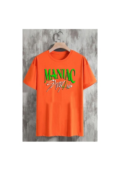 Noıssey Kırmızı Etiket Galashop Manıac Stray Kıds Turuncu Unisex T-shirt 17993
