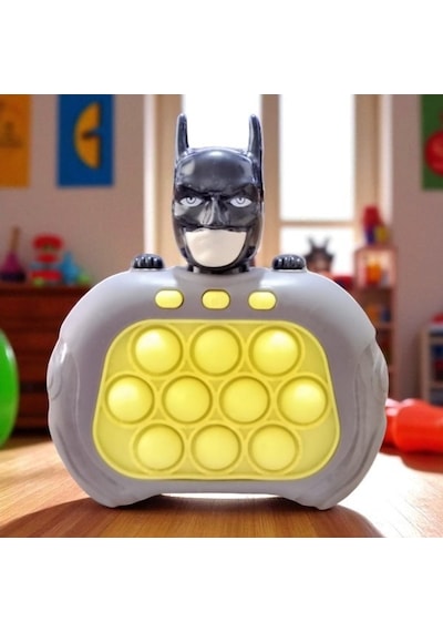 Batman Popit Batman Yeni Nesil Popit Oyuncak Popit Sesli Renkli Led Işıklı Popit