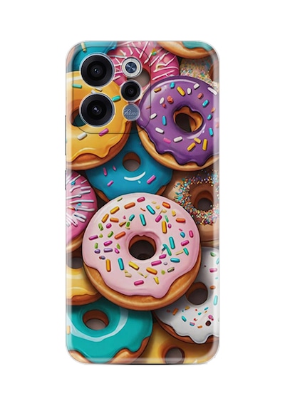 Oppo Reno 15 / 15f 5g Kılıf Boutique Baskılı Resimli Donut Pcode -031