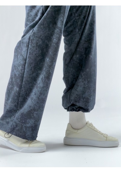 Cocopelli Paça Ayarlamalı Desenli Lacivert Erkek Baggy Pantolon Coc3353