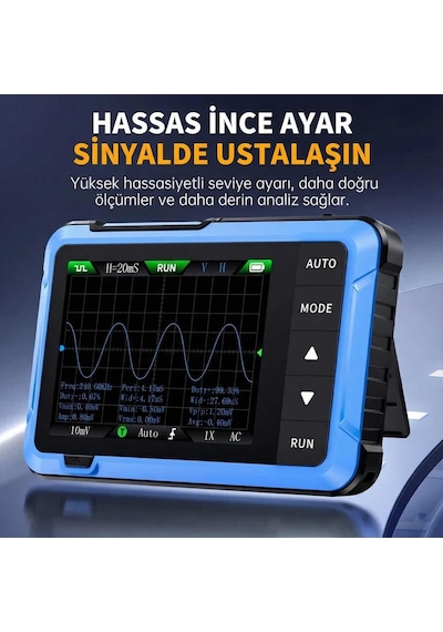 Fnırsı Dso510 2in1 Mini El Tipi Dijital Osiloskop Sinyal Jeneratörü