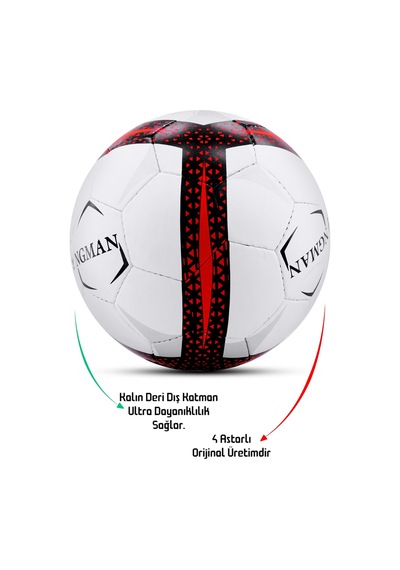 Telvesse Futbol Topu Pompalı Set Profesyonel El Dikişli Dayanıklı Sert Zemin Halı Saha Topu 099 No:5 Karışık Renkli