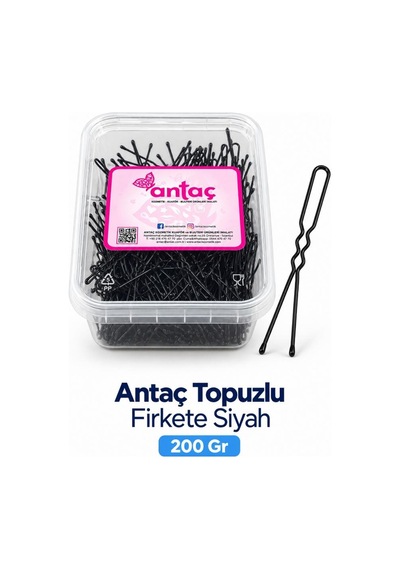 Antaç Topuzlu Kalın Firkete 200 Gr Siyah