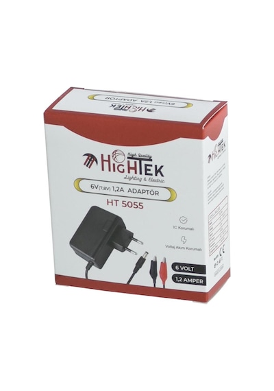 Hightek Ht-5055 6volt 1.2amper Akü Şarj Adaptörü