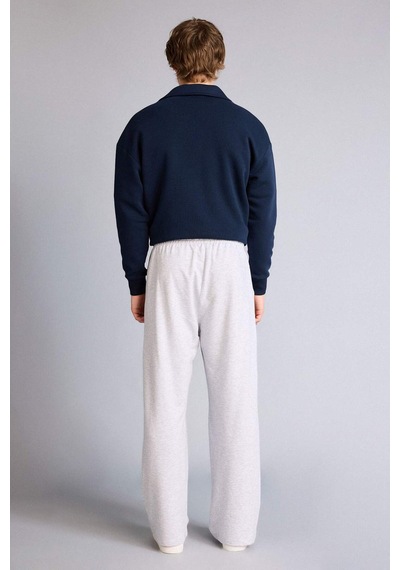 Defacto Baggy Fıt Sweatshirt Kumaşı Alt G9752ax26spgr100 Gri-gr100