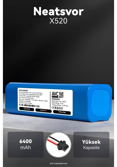 Neatsvor X520 6400mah Robot Süpürge Bataryası D.k