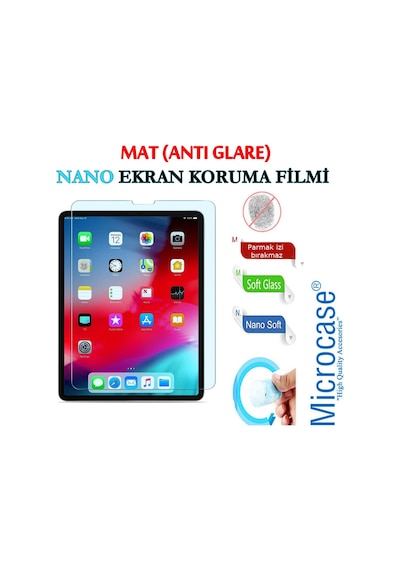 Microcase Apple Uyumlu iPad  Air 4.Nesil 10.9 2020 Nano Esnek Ekran Filmi - Mat